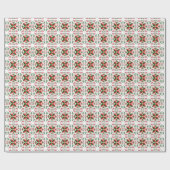 Papier Cadeau Enveloppe de cadeau d'édredon de Christman (Plat)