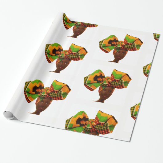 Papier Cadeau Enveloppe de cadeau d'enveloppe de tête de (Déroulé)