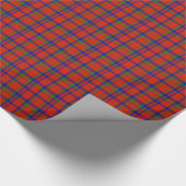 Papier Cadeau Enveloppe de cadeau écossaise de tartan de (Coin)