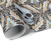 Papier Cadeau enveloppe de cadeau élégante de Halloween de (Coin rond)