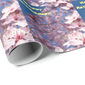 Papier Cadeau Enveloppe de cadeau heureuse de retraite retirant (Coin rond)