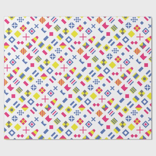 Papier Cadeau Enveloppe de cadeau internationale de code de (Plat)