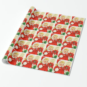 Papier Cadeau Enveloppe de cadeau "Joyeux Noël à cher Little