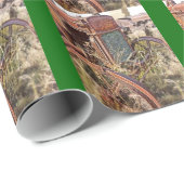 Papier Cadeau Enveloppe de cadeau occidentale de tracteur de (Coin rond)