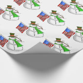 Papier Cadeau Enveloppe de cadeau patriotique de Noël de (Coin)