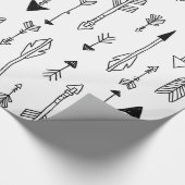 Papier Cadeau Enveloppe de cadeau tribale tirée par la main de (Coin)