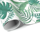 Papier Cadeau Enveloppe de cadeau tropicale d'impression de (Coin rond)