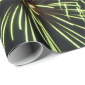 Papier Cadeau Enveloppe de cadeau verte de feux d'artifice (Coin rond)