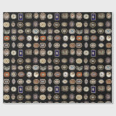 Papier Cadeau Enveloppe de cadeaux des Eyes de Lover (Plat)