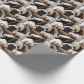 Papier Cadeau Enveloppe de chien de St Bernard (Coin)