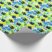 Papier Cadeau Enveloppe de Dreidel de moustache (Coin)