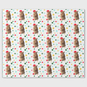 Papier Cadeau Enveloppe de hamster (Plat)