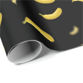 Papier Cadeau Enveloppe de motif de banane (Coin rond)