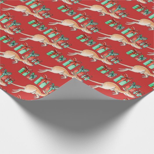 Papier Cadeau Enveloppe de Noël d'art d'aquarelle d'houblon de (Coin)