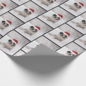 Papier Cadeau Enveloppe de Noël St Bernard (Coin)