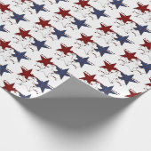 Papier Cadeau Enveloppe de partie carrelée par étoiles (Coin)