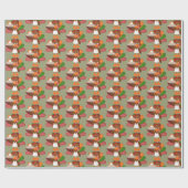 Papier Cadeau Enveloppe de partie de dinde de tarte de (Plat)