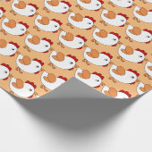 Papier Cadeau Enveloppe de poulet (Coin)