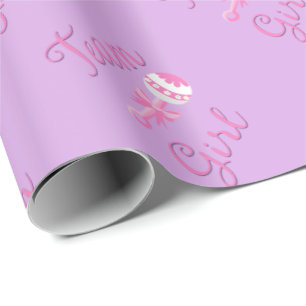 Papier Cadeau Enveloppe de révélation de genre pour les filles