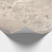 Papier Cadeau Enveloppe de vacances de paysage d'hiver de Milou (Coin)