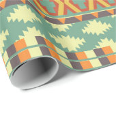 Papier Cadeau Enveloppe du parti motif de la tribu Aztec (Coin rond)