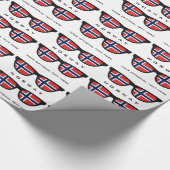 Papier Cadeau Enveloppe faite sur commande des textes de nuances (Coin)
