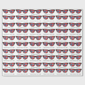 Papier Cadeau Enveloppe faite sur commande des textes de nuances (Plat)