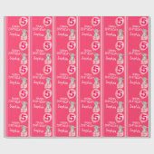 Papier Cadeau Enveloppe mignonne de ballon d'anniversaire de (Plat)