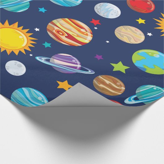 Papier Cadeau Enveloppe motif Fun Space (Coin)