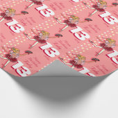 Papier Cadeau Enveloppe nommée de motif d'anniversaire de (Coin)