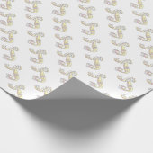 Papier Cadeau Enveloppe personnalisée par monogramme de la (Coin)