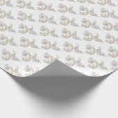 Papier Cadeau Enveloppe personnalisée par monogramme de la (Coin)