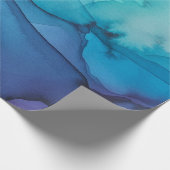 Papier Cadeau Enveloppement Abstrait de l'aquarelle (Coin)