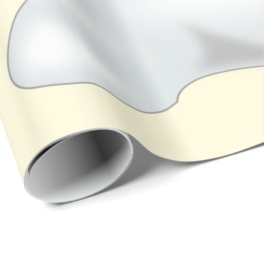 Papier Cadeau Enveloppement cadeau de Noël Papier Snowman avec g (Coin rond)