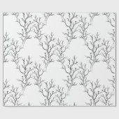 Papier Cadeau Enveloppement de l'arbre organique (Plat)