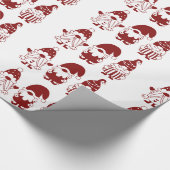 Papier Cadeau Enveloppement de Noël du Père Noël Enveloppement c (Coin)