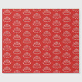 Papier Cadeau Enveloppement de Noël Papier-Joyeux Noël (Plat)