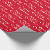 Papier Cadeau Enveloppement de Noël Papier-Joyeux Noël (Coin)