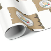 Papier Cadeau Enveloppement de papier SIGNE Homme (Coin rond)