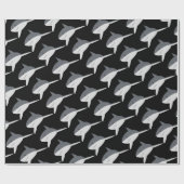 Papier Cadeau enveloppement de requin (Plat)