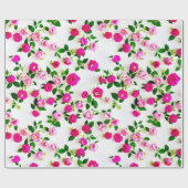 Papier Cadeau Enveloppement floral (Plat)