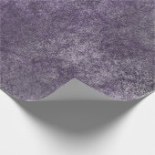 Papier Cadeau Enveloppement pourpre en prune argentée (Coin)