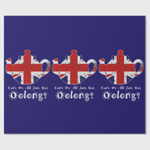 Papier Cadeau Envelopper le papier amusant ne pouvons-nous pas t