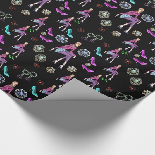 Papier Cadeau Envelopper les chaussures en papier (Coin)