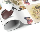 Papier Cadeau Envelopper les cigares en papier (Coin rond)