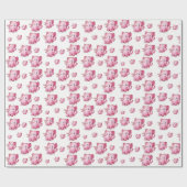Papier Cadeau Envelopper les cochons en papier (Plat)