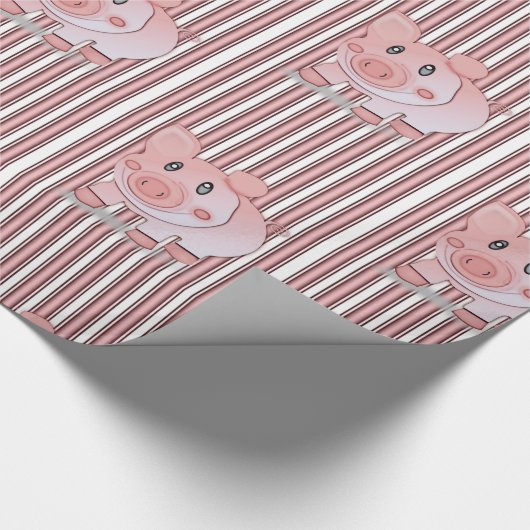 Papier Cadeau Envelopper les cochons en papier (Coin)