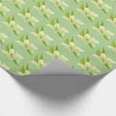 Papier Cadeau Envelopper les fleurs de papier (Coin)