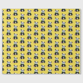 Papier Cadeau Envelopper l'ours Papier-Panda (Plat)