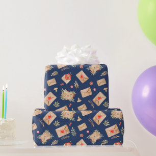 Papier Cadeau Enveloppes et coeurs